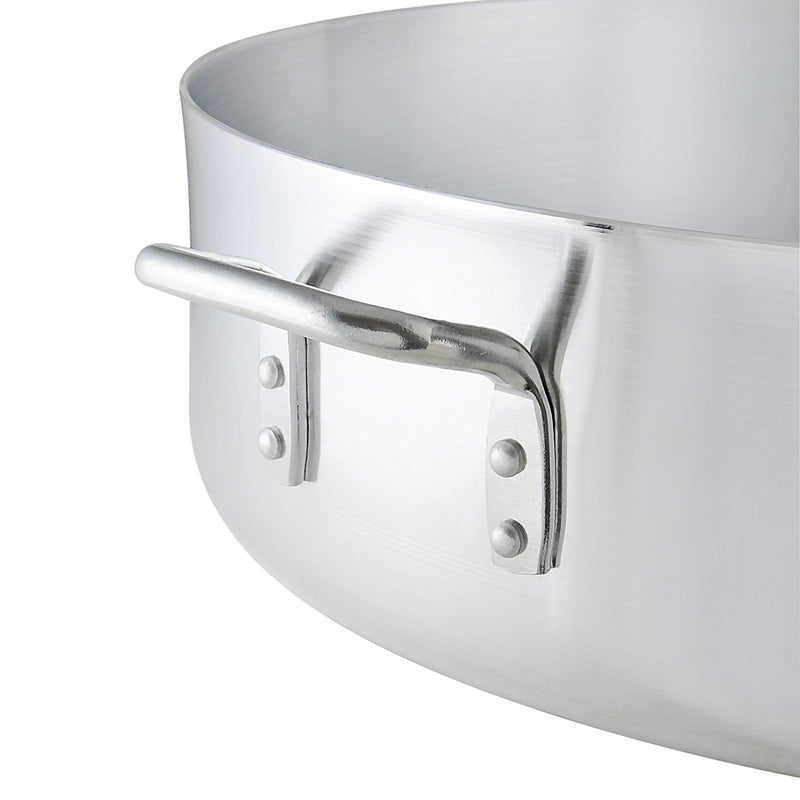 Thunder Group 12 Quart Aluminum Braiser with Lid - Image 3